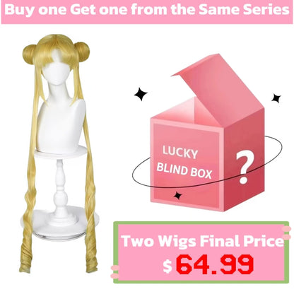 Sailor Moon Tsukino Usagi Lange silberne Haare Basic Perücke