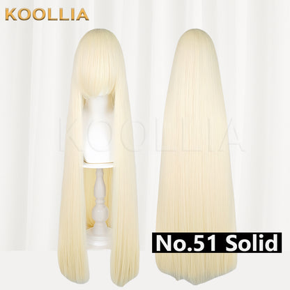 Thickened High-Density 100cm All-Purpose Long Straight Wig（Around 600g）