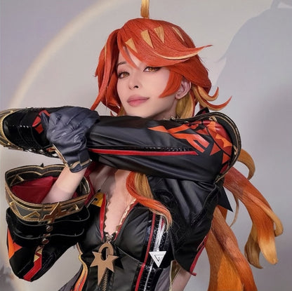 Mavuika from Genshin Impact Antigravity Commission Wig（With LED light）