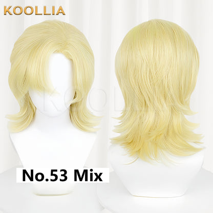 All-purpose Wig Matte Wolf Cut Wig with Side Parting