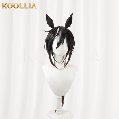 Uma Musume Pretty Derby Stay Gold Black-Brown Gradient Basic Wig