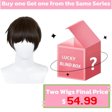 EVA Ikari Shinji Short Black Hair Basic Wig - KOOLLIA