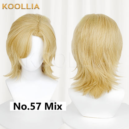 All-purpose Wig Matte Wolf Cut Wig with Side Parting