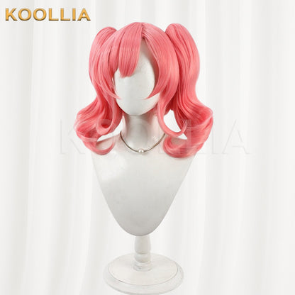 Macross Delta Makina Nakajima Pink Twin Tails Basic Wig