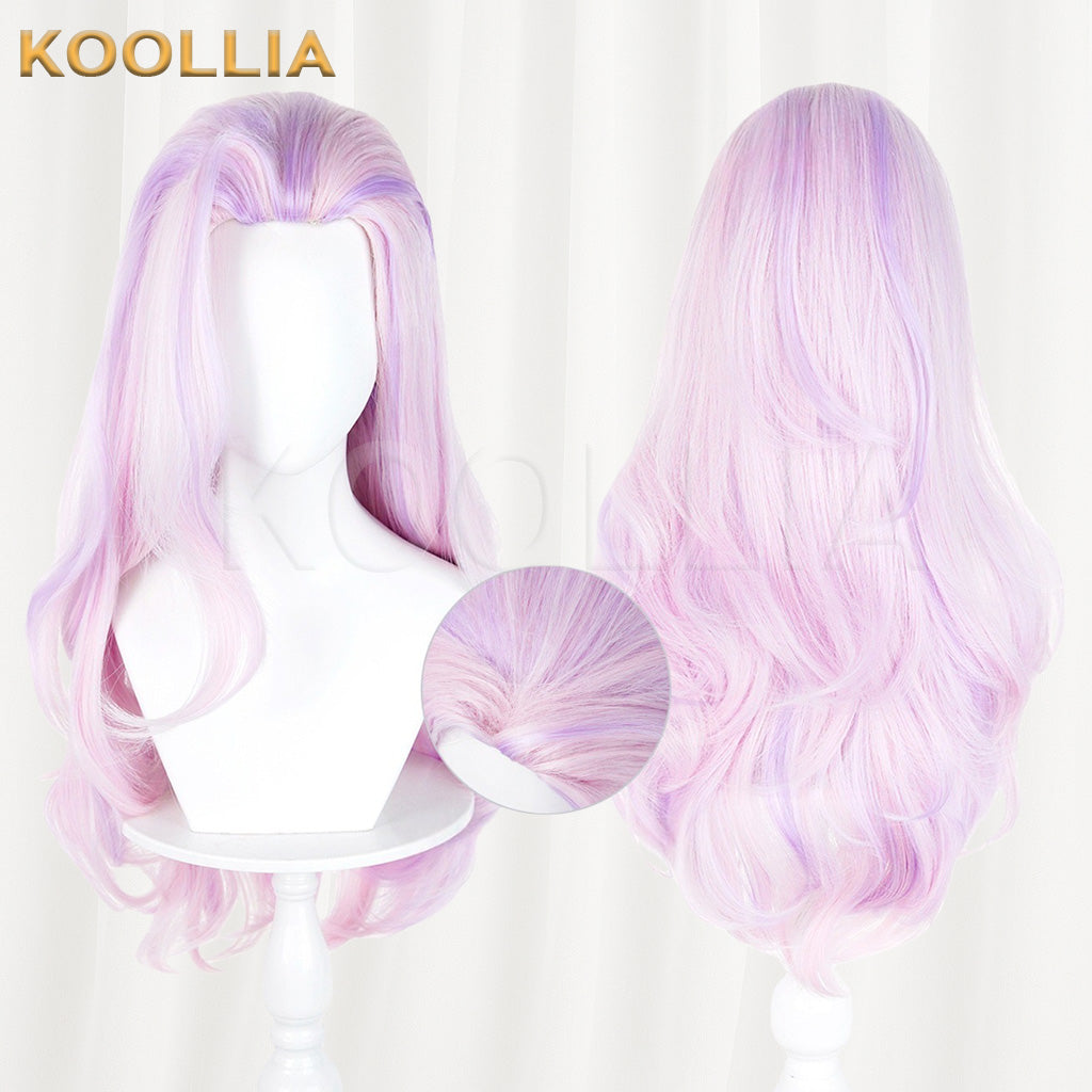 Jujutsu Kaisen Uro Takako Pink Purple Long Wavy Curly Basic Wig