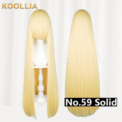 Thickened High-Density 100cm All-Purpose Long Straight Wig（Around 600g）