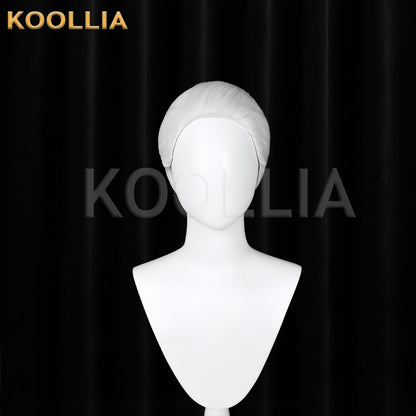 Demon Slayer Uzui Tengen Short White Hair Basic Wig