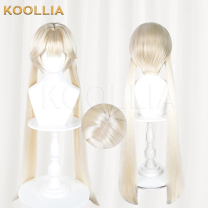 Naraka Bladepoint Yin Zhiping Black Long Twin Tails Basic Wig