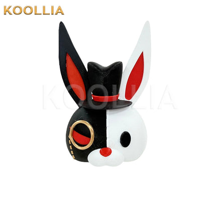 Genshin Impact Spark Black Bunny Ear Mini Hat Cosplay Headwear