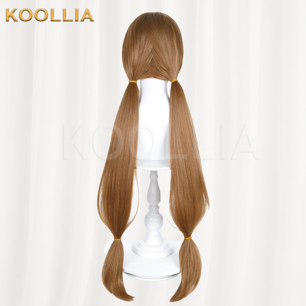 Honor of Kings Da Qiao Breeze As Poem Brown Ponytail Basic Wig