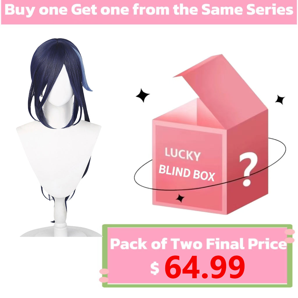 Genshin Impact  Clorinde Long Purple Hair Basic Wig