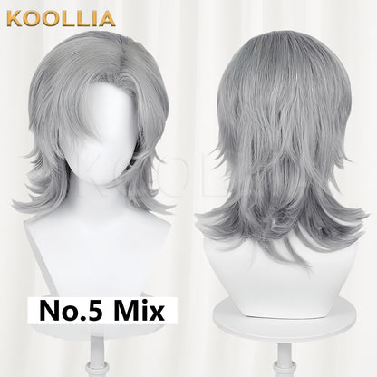 All-purpose Wig Matte Wolf Cut Wig with Side Parting