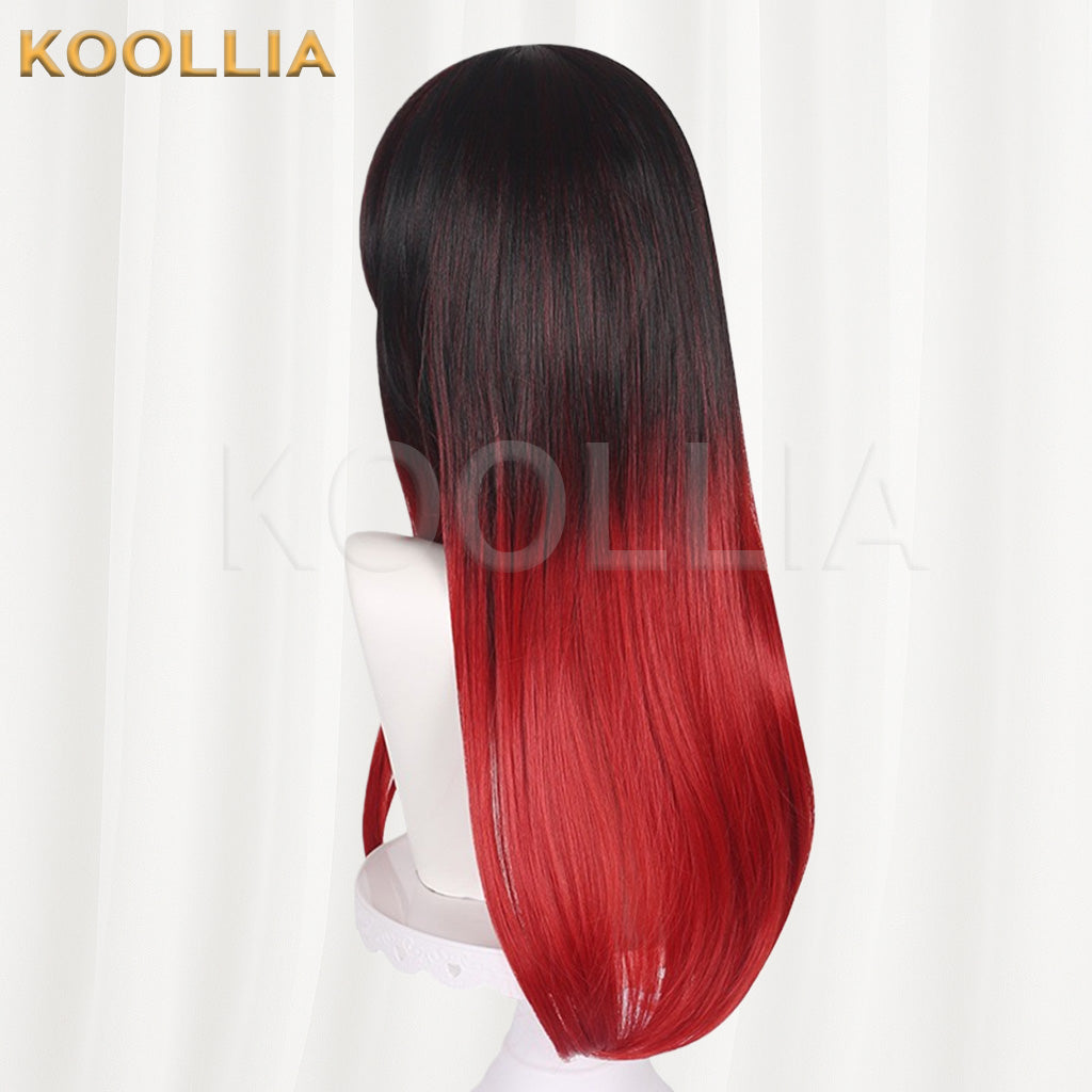 Wind Breaker Wind Blake Black‑Red Gradient Basic Wig