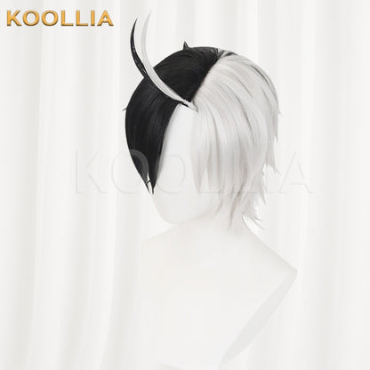 Wind Breaker Sakura Haruka Half Black Half White Basic Wig