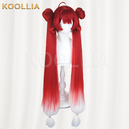 Wuthering Waves Su Ming Red To White Ombre Basic Wig
