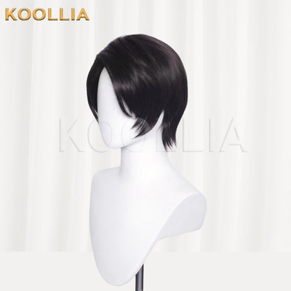Jujutsu Kaisen Yuta Okkotsu Jet Black 3:7 Parted Short Basic Wig