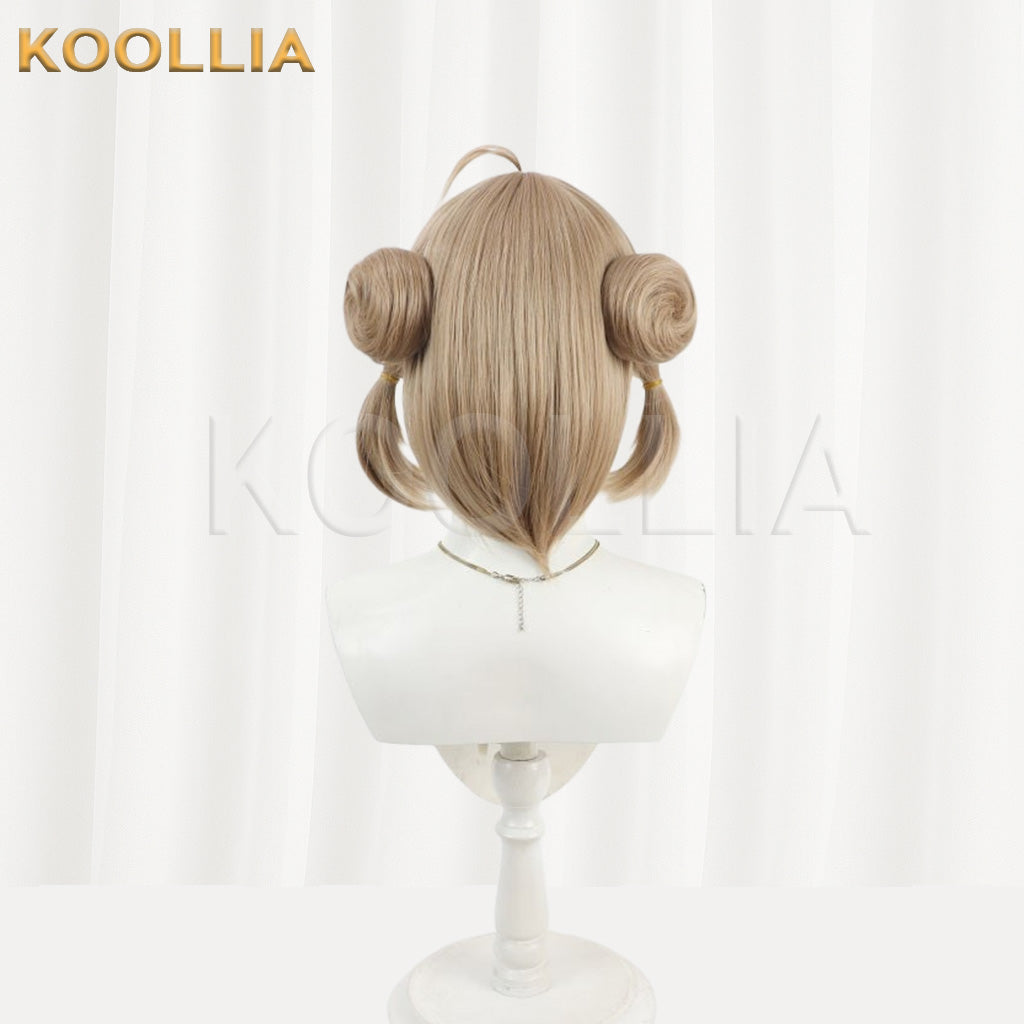Zenless Zone Zero Hongdou (Sweety) Light Linen Separated Double Buns Basic Wig