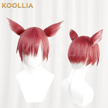 Multi-angle display of Final Fantasy XIV Crystal Exarch basic wig