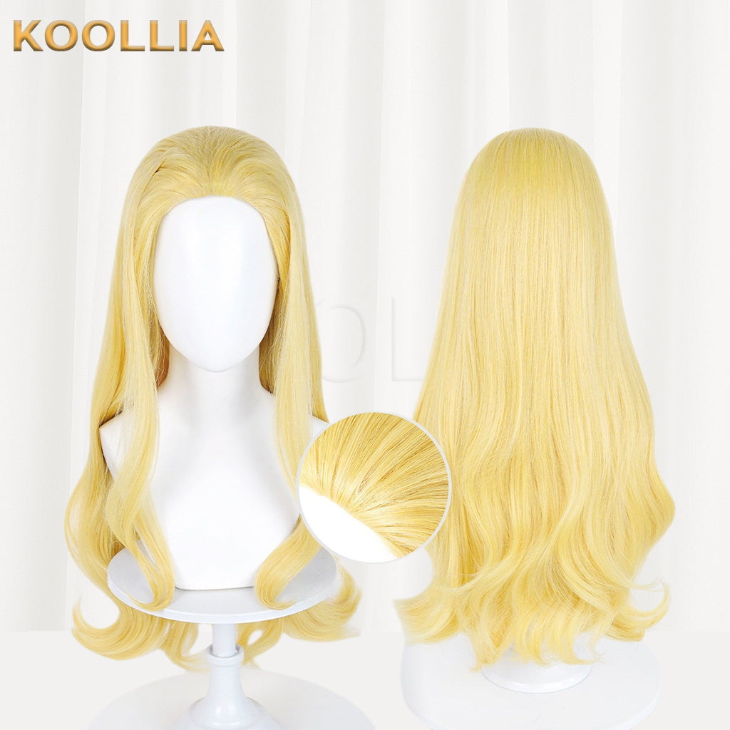 Takopi’s Original Sin Marina Kirarazaka Long Yellow Hair Basic Wig
