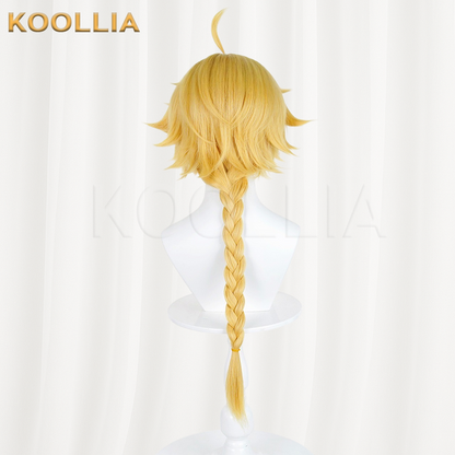 FGO Richard the Lionheart Golden Red Highlight Basic Wig