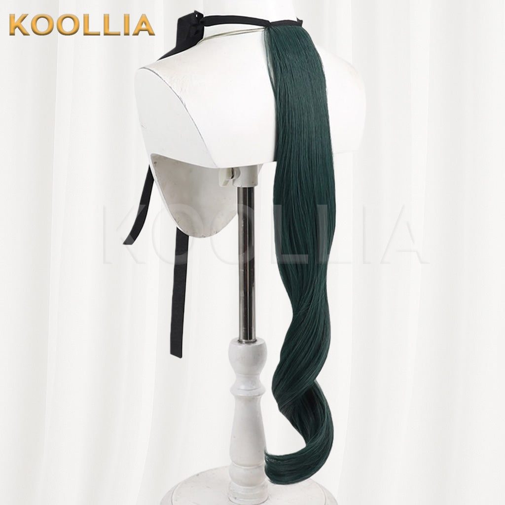 Uma Musume Pretty Derby Kiseki Dark Green Gradient Blue Basic Wig