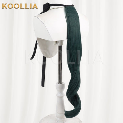 Uma Musume Pretty Derby Kiseki Dark Green Gradient Blue Basic Wig