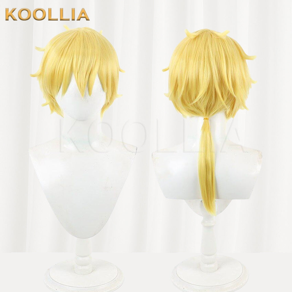 StarDetective Precure Jet Golden Short Hair Basic Wig