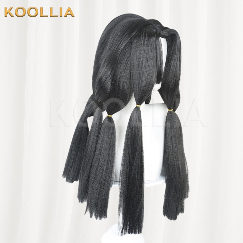 Garfield Abyss Wraith Jaba Pure Black Thick Fluffy Basic Wig