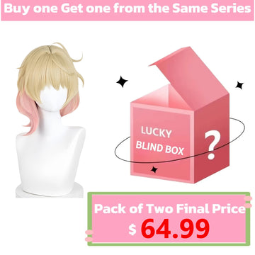 Genshin Impact Emilie Short Yellow Hair Basic Wig - KOOLLIA