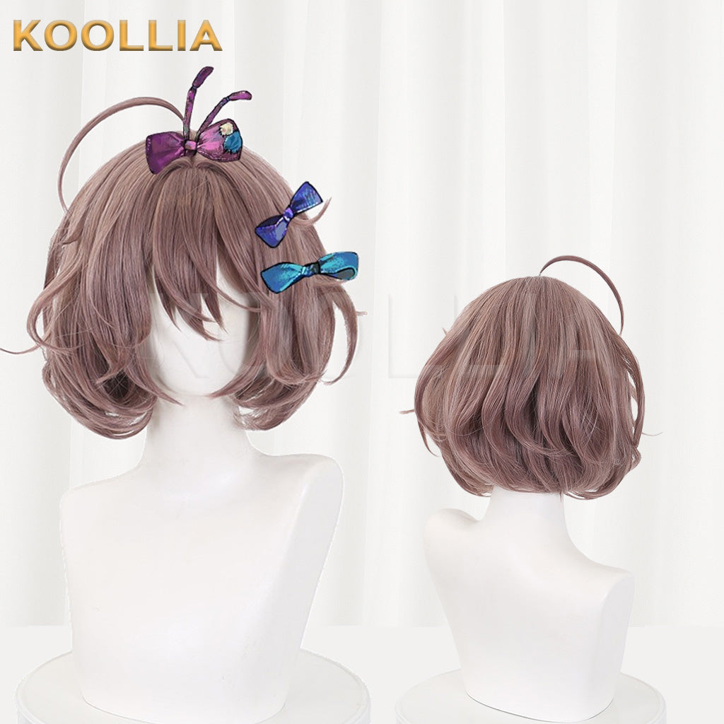 Reverse: 1999 Paper Envelope Dark Scarlet Inward Curled Bob Basic Wig