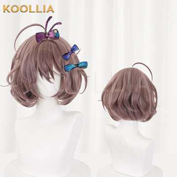 Multi-angle display of Reverse: 1999 Paper Envelope dark scarlet inward curled bob basic wig