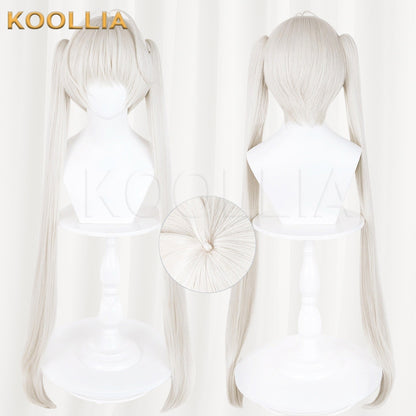 Yosuga no Sora Kasugano Sora Silver White Double Ponytail Basic Wig