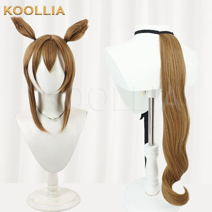 Uma Musume Pretty Derby Cheval Grand Brown Medium Short Basic Wig