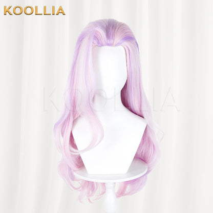 Jujutsu Kaisen Uro Takako Pink Purple Long Wavy Curly Basic Wig