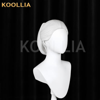 Demon Slayer Uzui Tengen Short White Hair Basic Wig