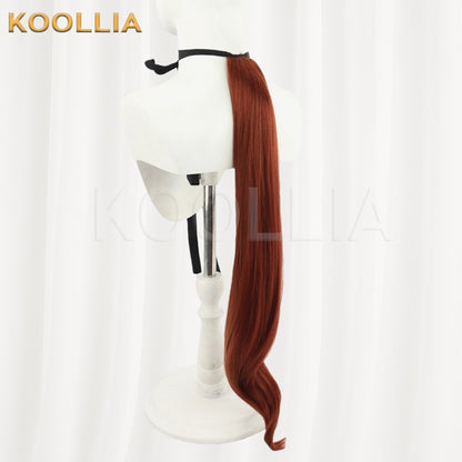 Uma Musume Pretty Derby Symboli Rudolf Reddish-Brown Three-Tone Basic Wig