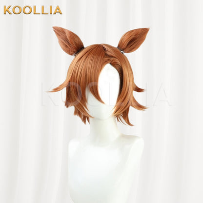 UmaUma Musume Pretty Derby T.M. Opera O Warm Orange Short Layered Flip Basic Wig