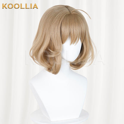 NIKKE Anis Light Brown Linen Basic Wig