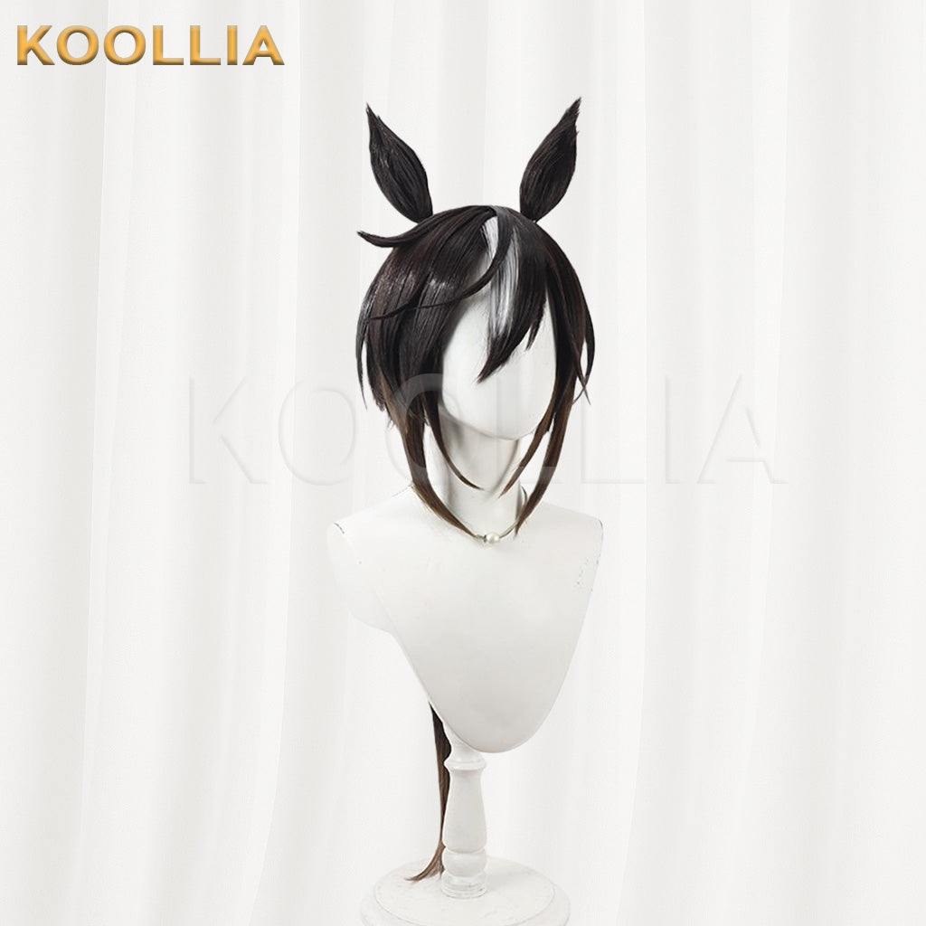 Uma Musume Pretty Derby Stay Gold Black-Brown Gradient Basic Wig