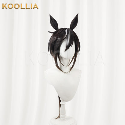 Uma Musume Pretty Derby Stay Gold Black-Brown Gradient Basic Wig