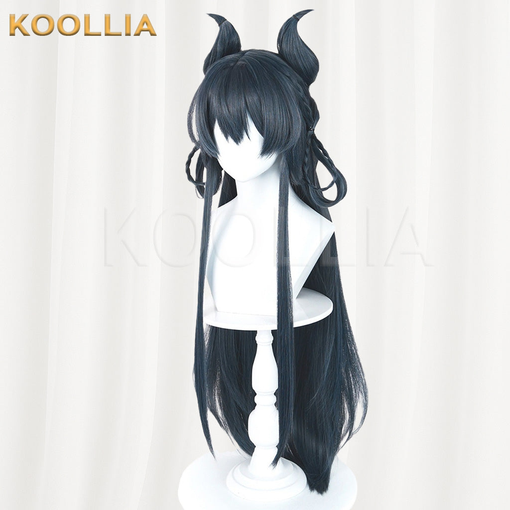 Honor of Kings Gongsun Li Dark Blue Black Basic Wig