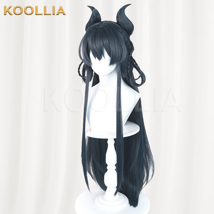 Honor of Kings Gongsun Li Dark Blue Black Basic Wig