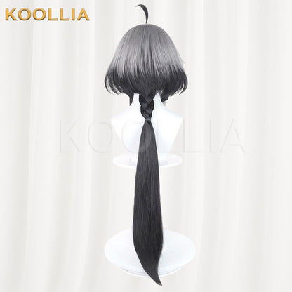 Arknights Endfield Tang Tang Grey Black Gradient Basic Wig