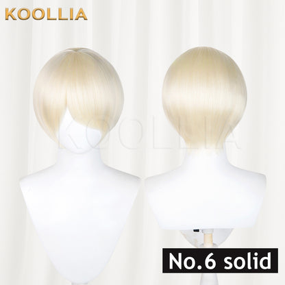 All-purpose 30cm Fluffy Mixed Fiber Short Hair Heat Resistant Basic Wig