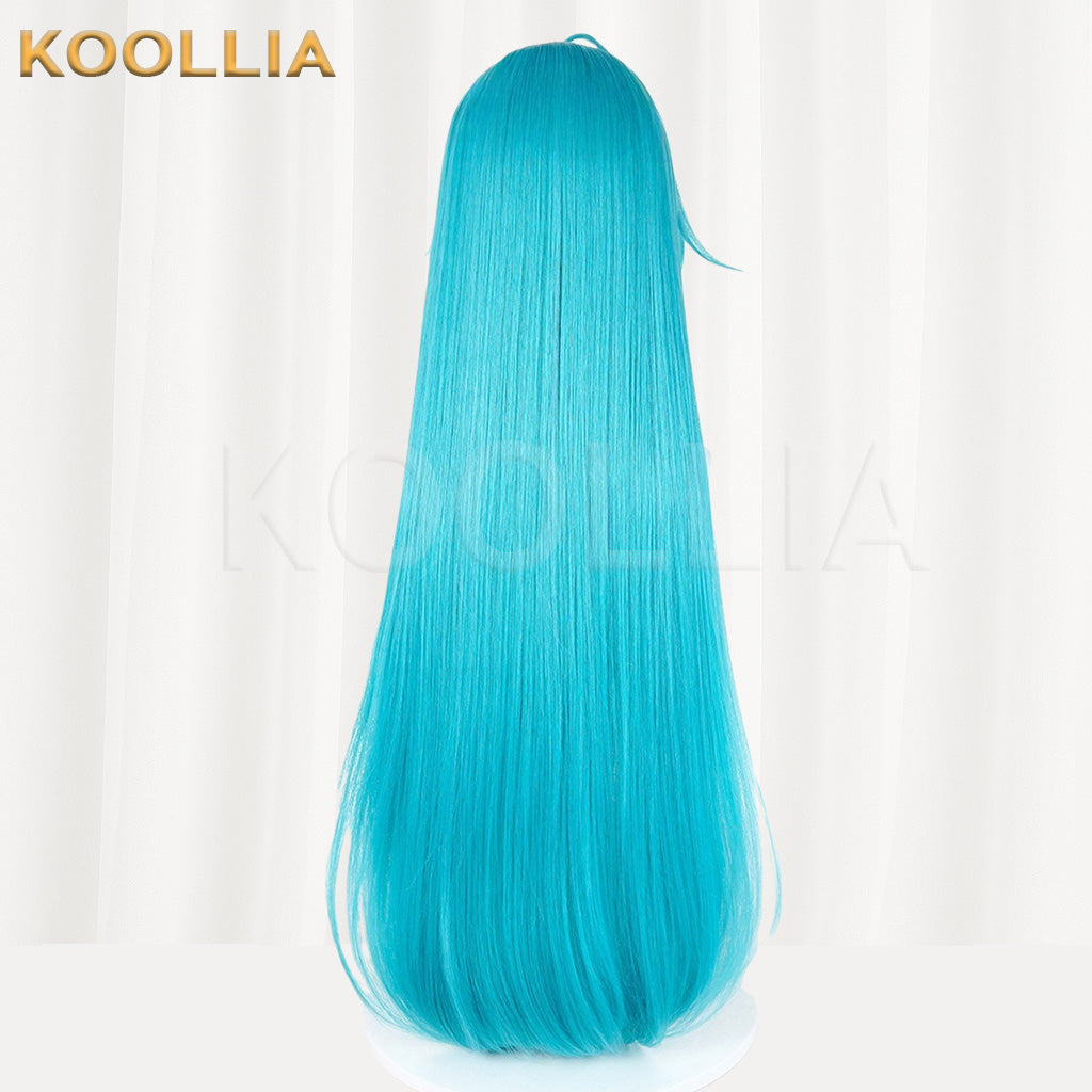 The Other Side Bo He Mint Blue Long Straight Basic Wig