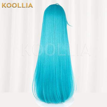 The Other Side Bo He Mint Blue Long Straight Basic Wig