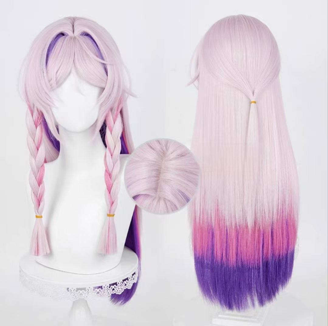 Genshin Impact Citlali Long Pinkish Purple Hair Basic Wig