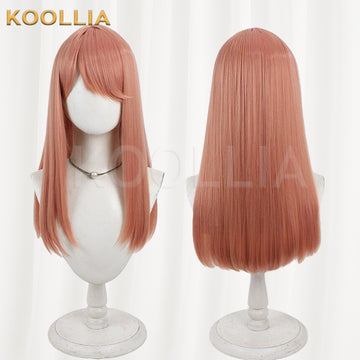 NIKKE Emma Orange-Pink Basic Wig Multi-angle Display by koollia