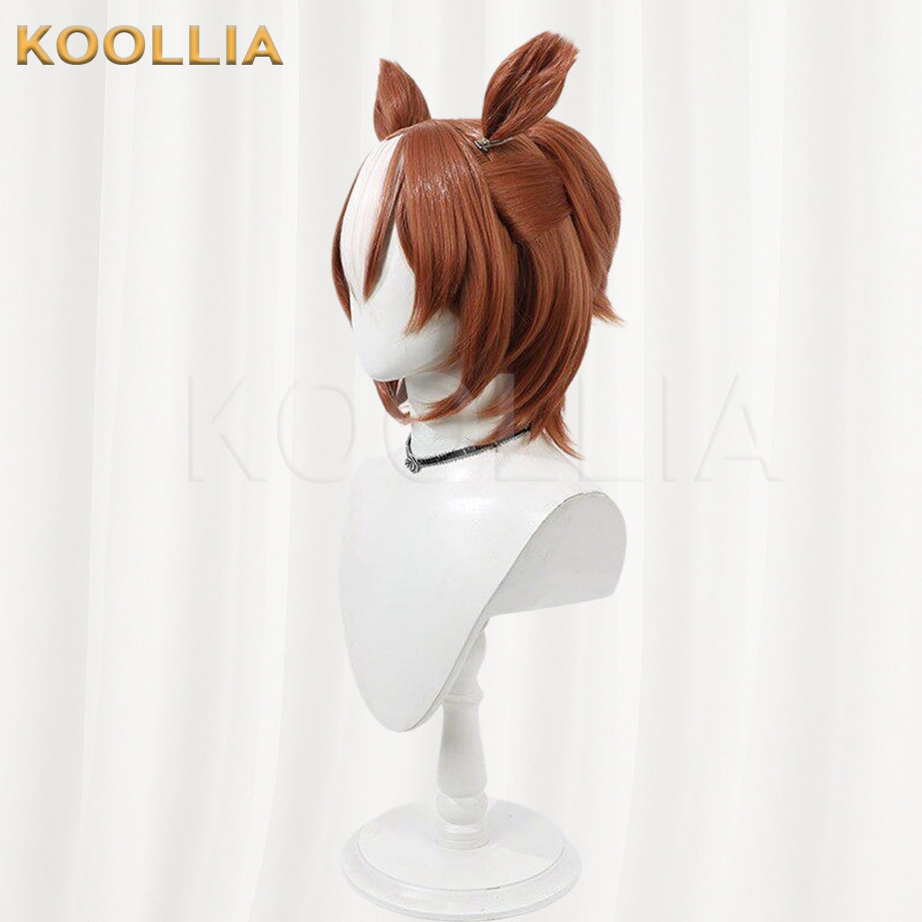 Uma Musume Pretty Derby Yaeno Muteki Brown and White Basic Wig