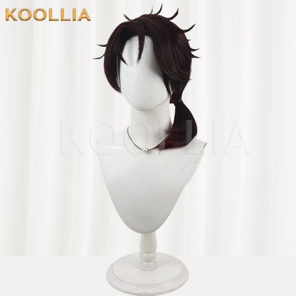 Nijisanji Belmond Banderas Dark Brown Gradient Basic Wig